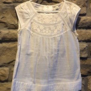 Banana Republic cap sleeve blouse